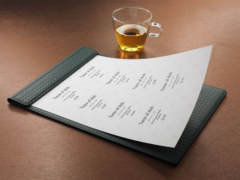 Logotrade corporate gift image of: Menu cover 1241239