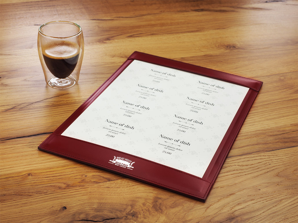 Logotrade promotional merchandise photo of: Menu pad 1025094