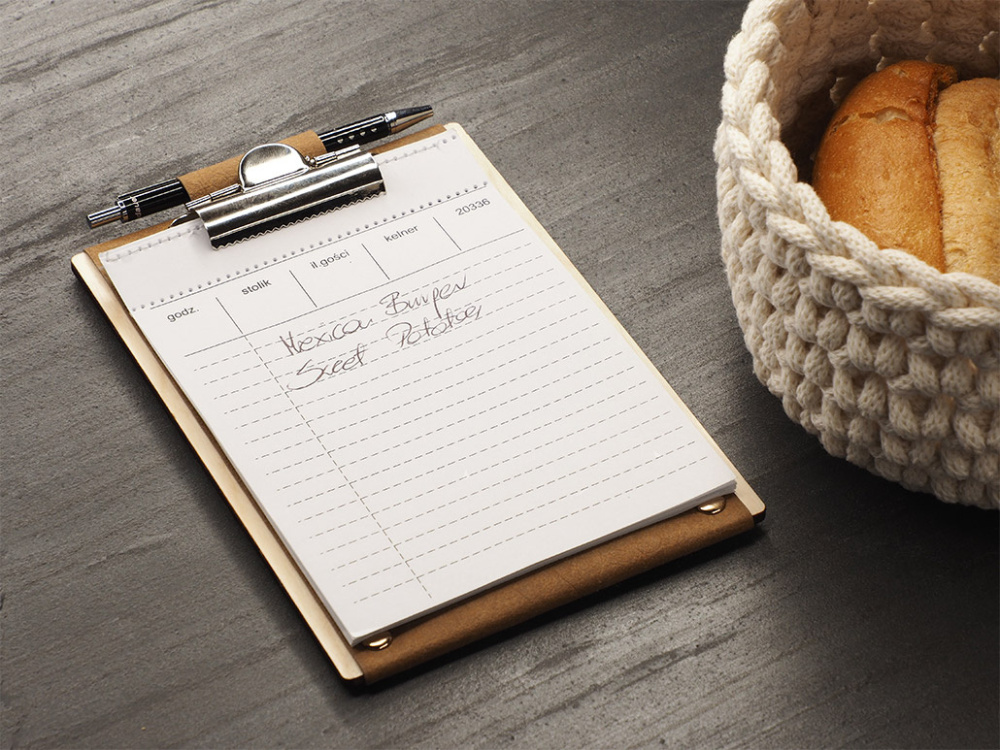 Logo trade advertising product photo of: Waiter notepad 1669121