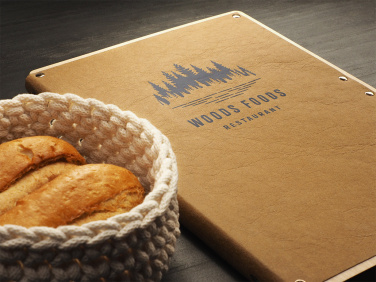 Logo trade promotional products image of: Menu cover 1665121