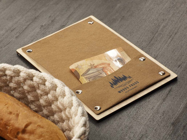 Logo trade promotional giveaways picture of: Bill holder 1053121