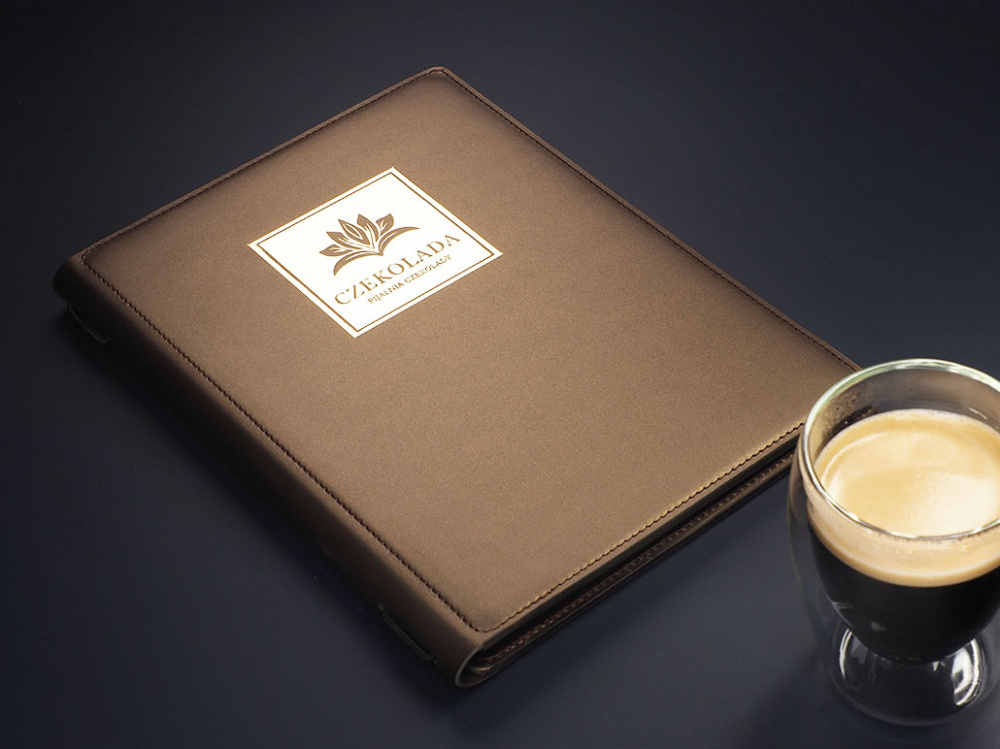 Logo trade advertising products image of: Menu cover Fine Dining Pro 1634094