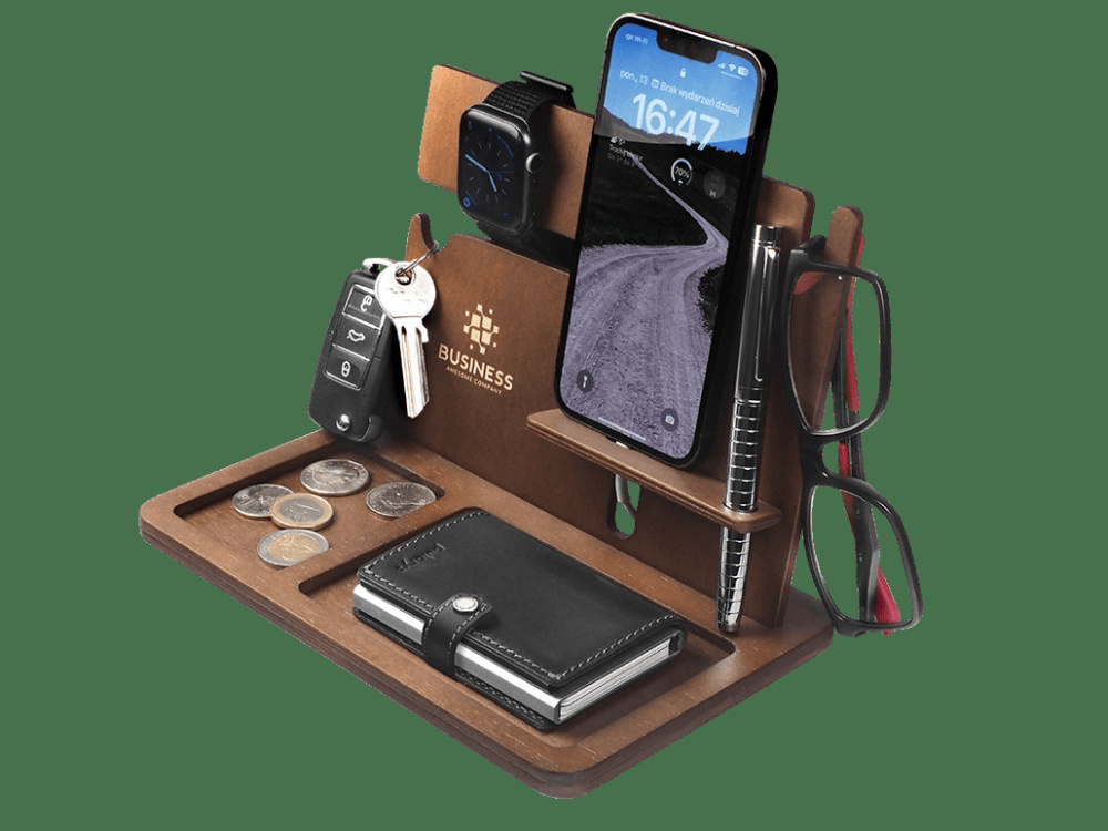 Logo trade promotional gift photo of: Wooden organiser 2016121