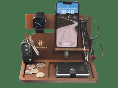 Logo trade advertising products image of: Wooden organiser 2016121