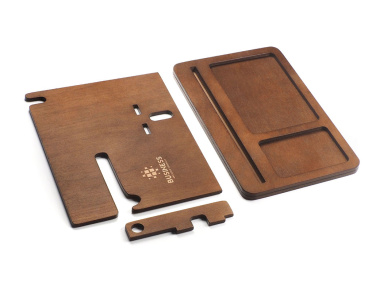 Logo trade promotional merchandise picture of: Wooden organiser 2016121