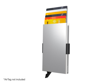 Logotrade promotional gift image of: RFID credit card case with holder for AirTag 2163108