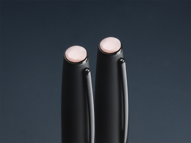 Logo trade promotional items picture of: Opal stone Pen set 1286036