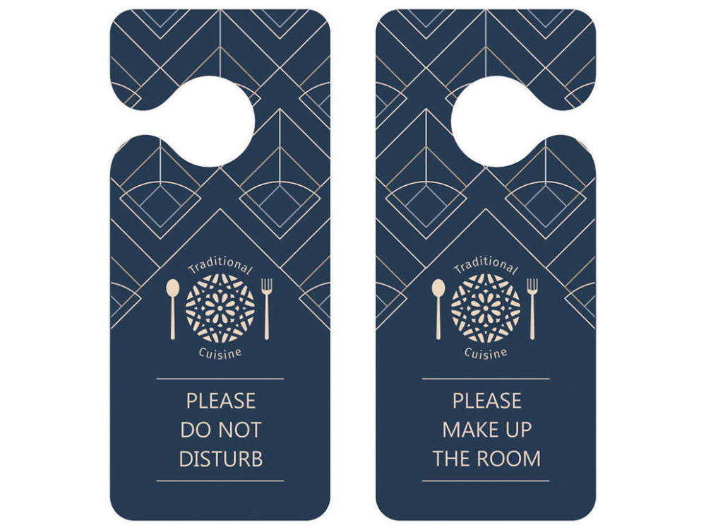 Logo trade promotional merchandise picture of: DND door sign 1159117