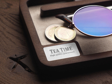 Logotrade promotional giveaway image of: Wooden desk organiser 1818121