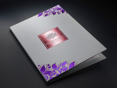 Logo trade corporate gifts image of: Menu cover 1679280