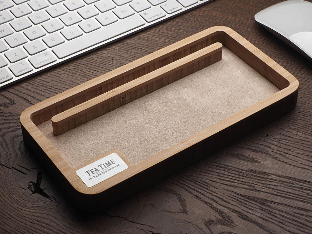 Logotrade promotional giveaway picture of: Wooden desk organiser 1818292