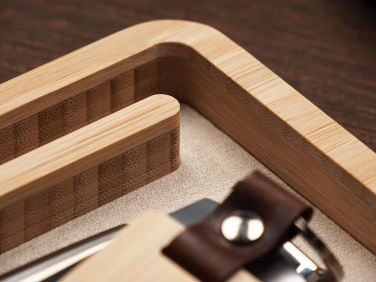 Logotrade promotional gift picture of: Wooden desk organiser 1818292