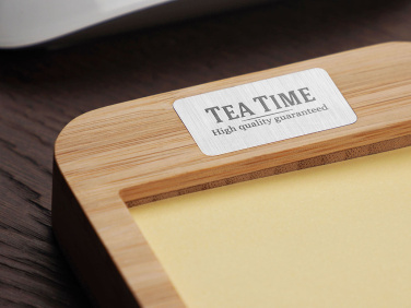 Logo trade advertising products image of: Wooden memo card box 1832292