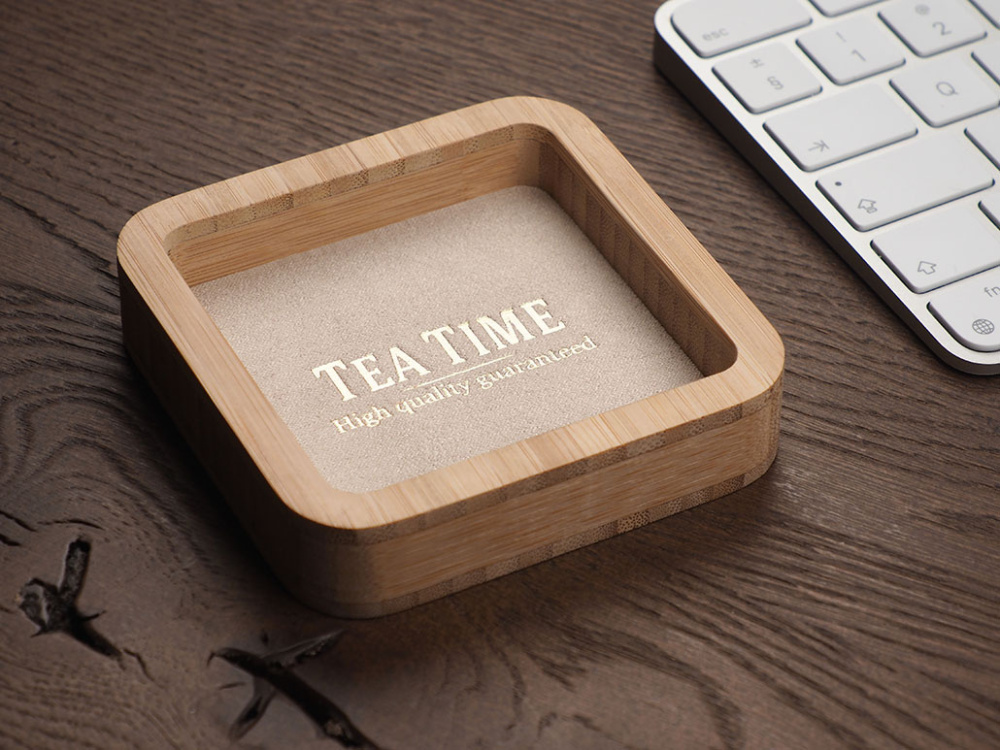 Logotrade promotional giveaways photo of: Wooden desk organiser 1849292