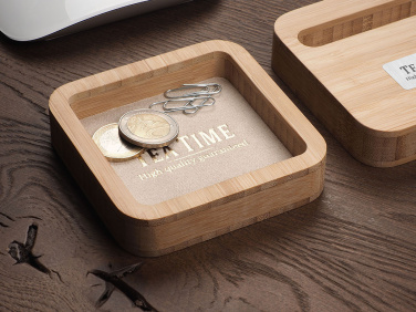 Logotrade promotional products photo of: Wooden desk organiser 1849292