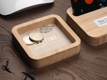 Logo trade business gift photo of: Wooden desk organiser 1849292