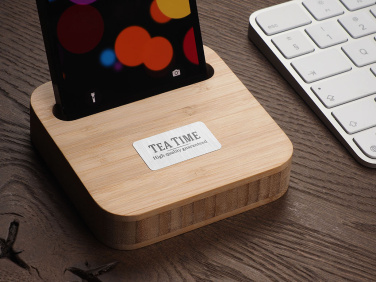 Logotrade promotional merchandise picture of: Wooden telephone stand 1848292