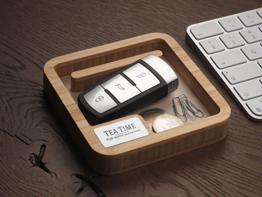 Logotrade promotional gift image of: Wooden desk organiser 1846292