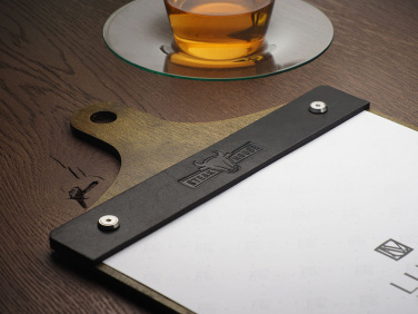 Logo trade promotional merchandise image of: Menu cover 1861121