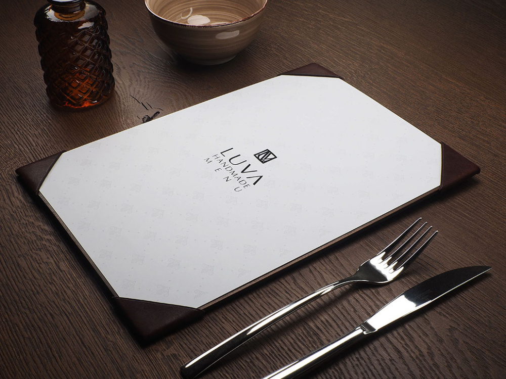 Logo trade promotional gifts picture of: Menu pad 1869121