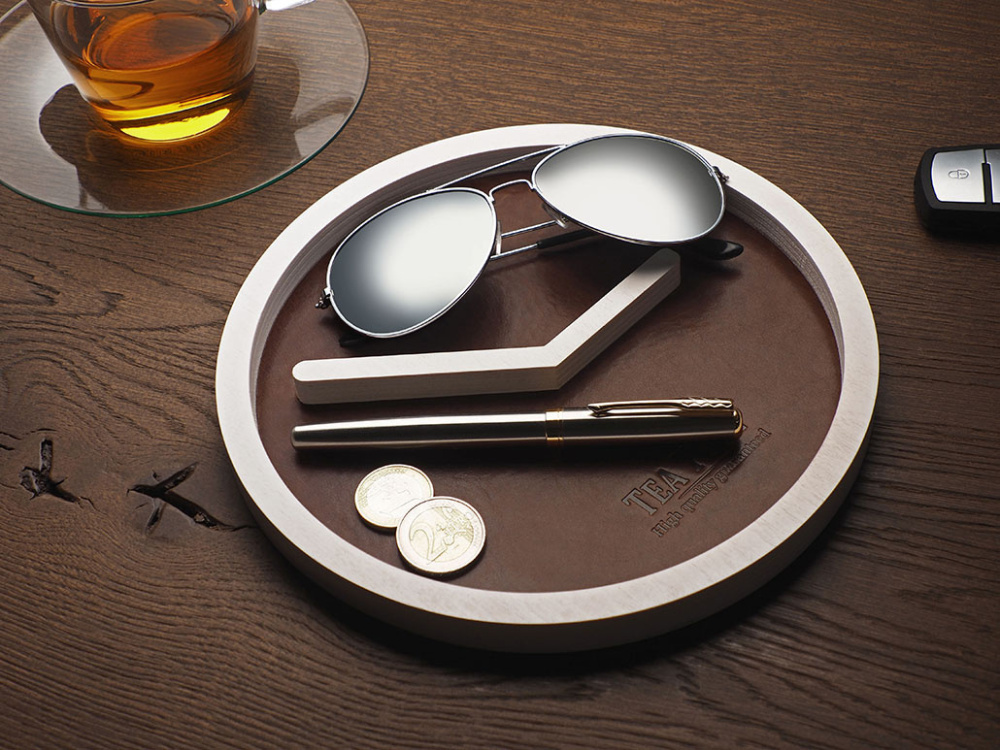 Logo trade promotional product photo of: Wooden desk organiser 1851121