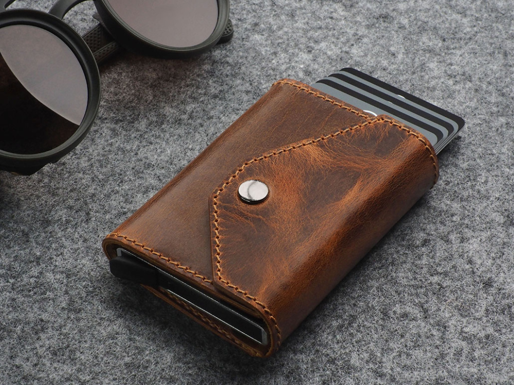 Logo trade promotional merchandise picture of: RFID wallet 1931310