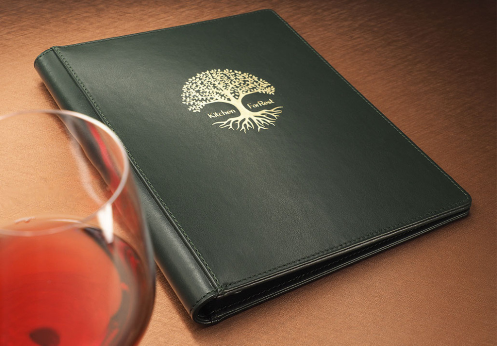 Logo trade promotional giveaway photo of: Menu cover 1056119