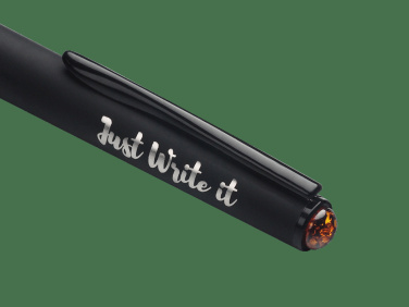 Logotrade promotional items photo of: Ball pen with AMBER stone 2070036