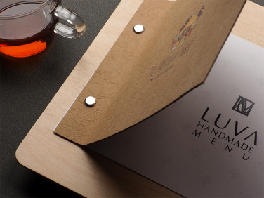 Logo trade business gift photo of: Menu cover 1211121