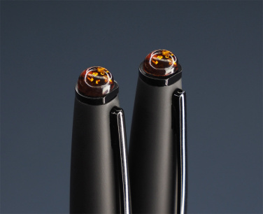 Logotrade corporate gifts photo of: Amber Pen set  1235036