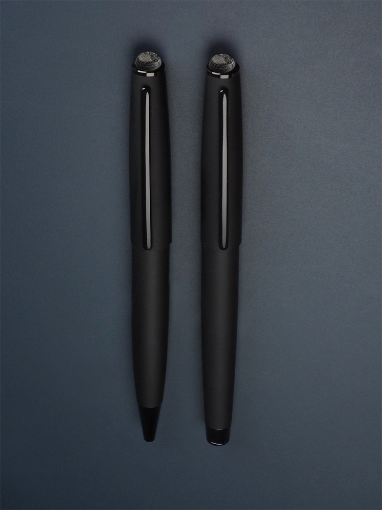 Logotrade promotional merchandise picture of: Pen set with coal 2094036