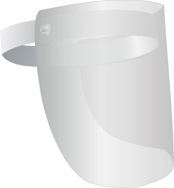 Logotrade promotional giveaways photo of: TEMIDA tilting face shield 1424162