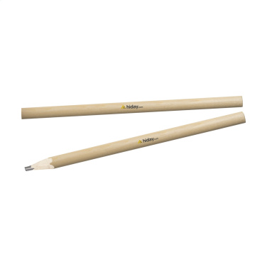Logo trade promotional merchandise picture of: Carpenter wooden pencil