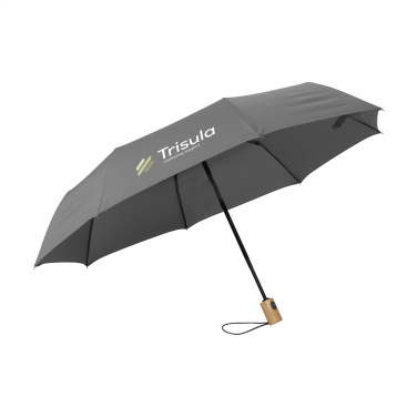Logo trade business gift photo of: Michigan foldable RCS RPET umbrella 21 inch