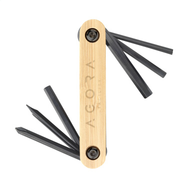 Logotrade advertising products photo of: Bamboo Black Tool multi tool
