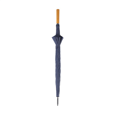 Logo trade promotional giveaways image of: BlueStorm RCS RPET umbrella 30 inch