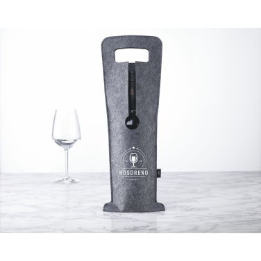 Logotrade promotional gift picture of: Wine Bag-to-Give GRS RPET