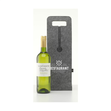 Logotrade business gifts photo of: Wine Bag-to-Give GRS RPET