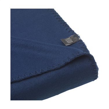 Logo trade promotional gift photo of: SuperSoft RPET (180 g/m²) fleece blanket