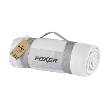 Logotrade promotional item image of: SuperSoft RPET (180 g/m²) fleece blanket