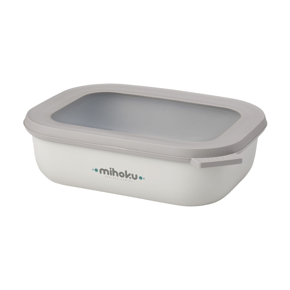 Logotrade promotional giveaways photo of: Mepal Cirqula multi use rectangular bowl 1 L lunchbox