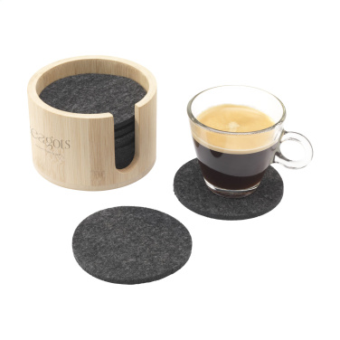 Logo trade promotional giveaways image of: Cody Felt Coaster Set