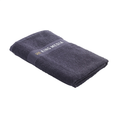 Logo trade promotional items image of: Wooosh Bath Towel GRS Recycle Cotton Mix 140 x 70 cm