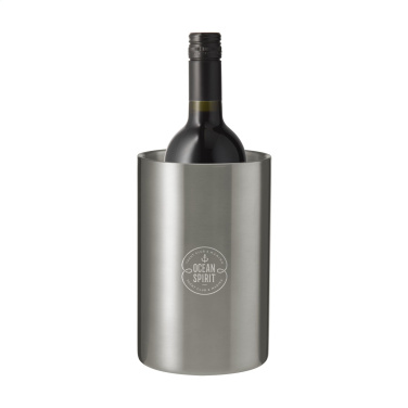 Logotrade promotional item image of: CoolSteel RCS Recycled Steel wine cooler