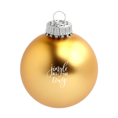 Logo trade promotional gift photo of: Christmas Bauble Ø 6 cm - Made in Europe