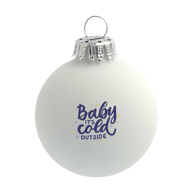 Logotrade promotional product image of: Christmas Bauble Ø 6 cm - Made in Europe