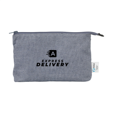 Logo trade promotional gifts picture of: Wolkat Safi Recycled Textile Cosmetic Bag