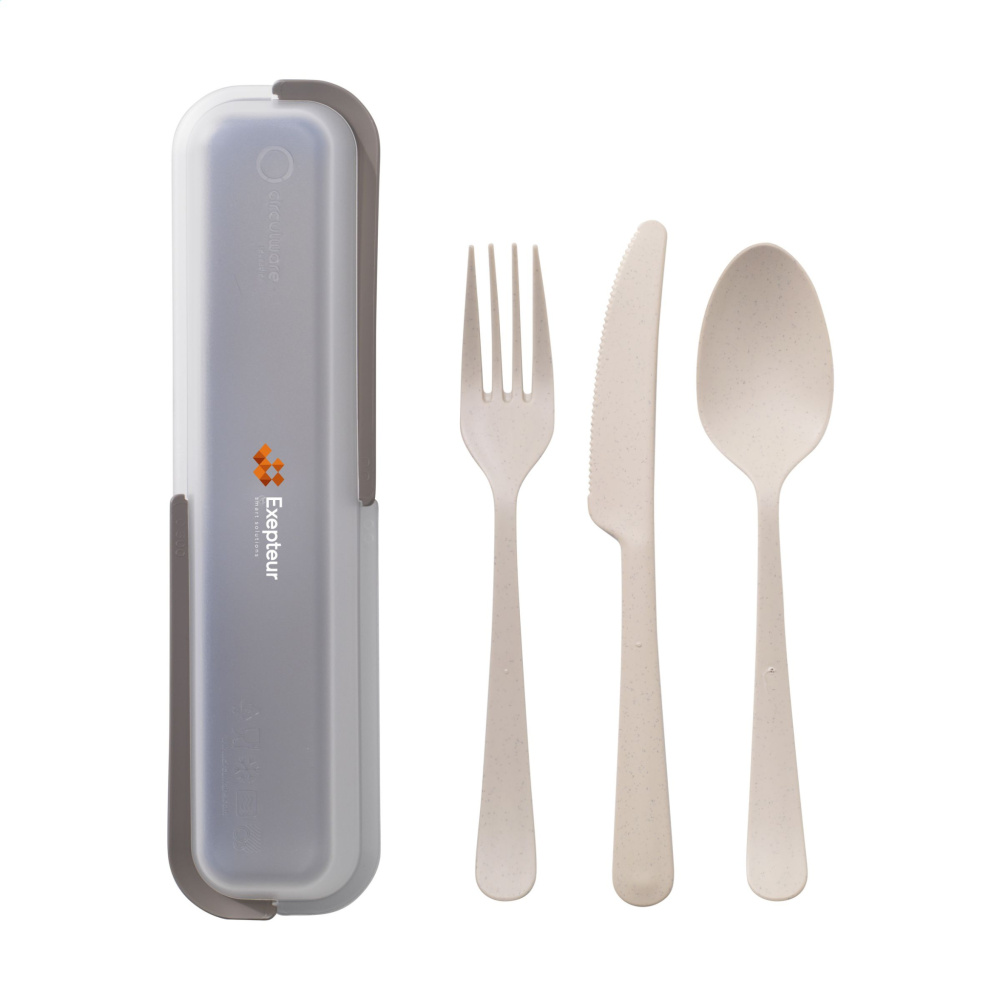 Logotrade corporate gift picture of: Outdoor 3-piece Cutlery Set