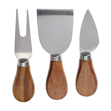 Logo trade promotional products image of: Cheese Platter Set 4-pcs