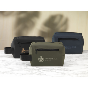Logotrade promotional gift picture of: LeLennon RCS Recycled PU Toiletry Bag